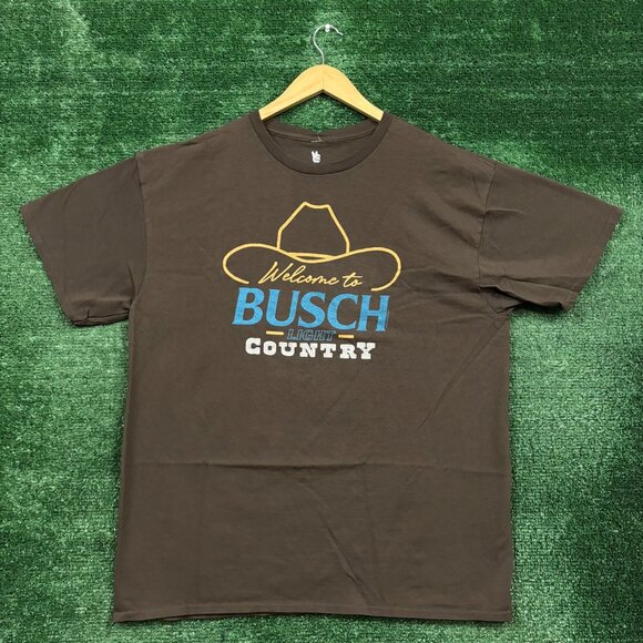 Welcome to Busch Light Country T-Shirt Size Large - Picture 1 of 4